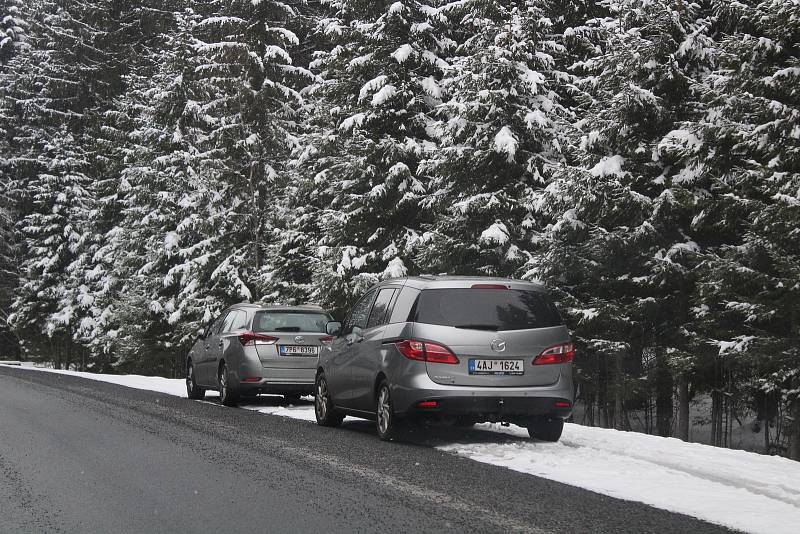 Šumava první víkend po rozvolnění a otevření okresů.