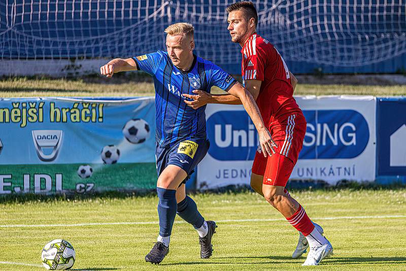 Letní příprava: SK Klatovy 1898 - TJ Jiskra Domažlice (modří) 0:5.