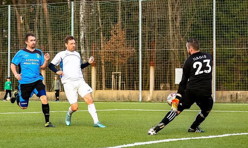 Z archivu - okresní přebor: TJ Sušice B (bílí) - SK Malý Bor 1929 4:0 (3:0).