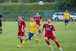 Doubravka (ve žlutém) zvítězila 1:0.