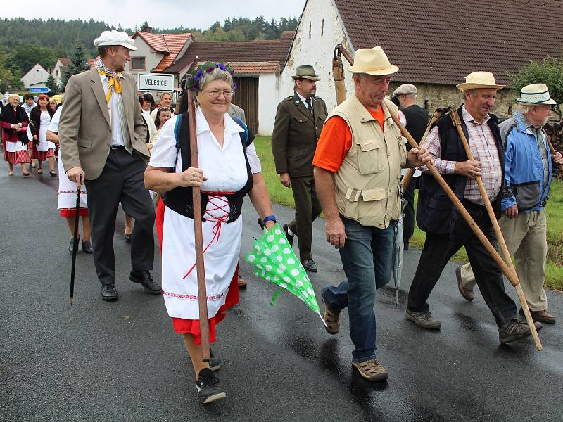 Dožínky ve Velešicích a Pačejově na Klatovsku.