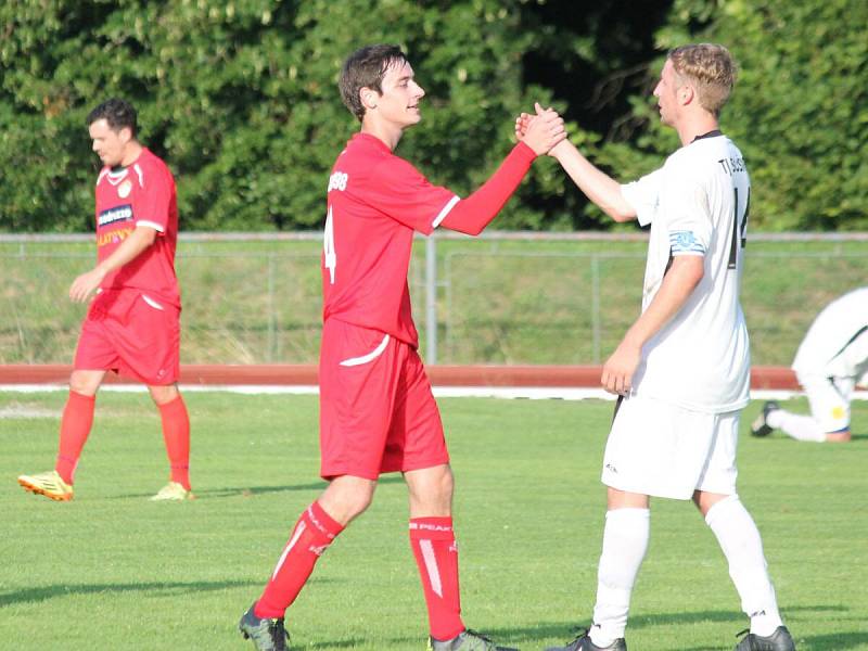 Předkolo MOL Cupu 2016/2017: Sušice (bílé dresy) - Klatovy 0:5