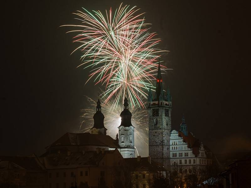 Nový rok na klatovském náměstí 2015.