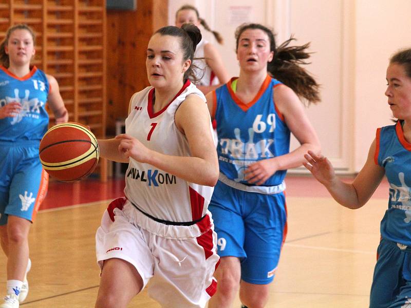 Basketbal, liga kadetek U17 finálová skupina: Klatovy - DBaK Plzeň