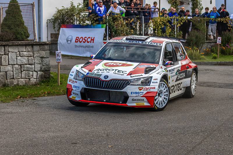 Jan Kopecký v sobotní etapě Invelt Rallye Pačejov.