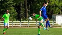 25. kolo I. A třídy: TJ Sušice (modří) - Bohemia Kaznějov 1:0.