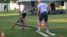 Během festivalu Open Air Lázně v Klatovech vystoupil zpěvák Ben Cristovao.