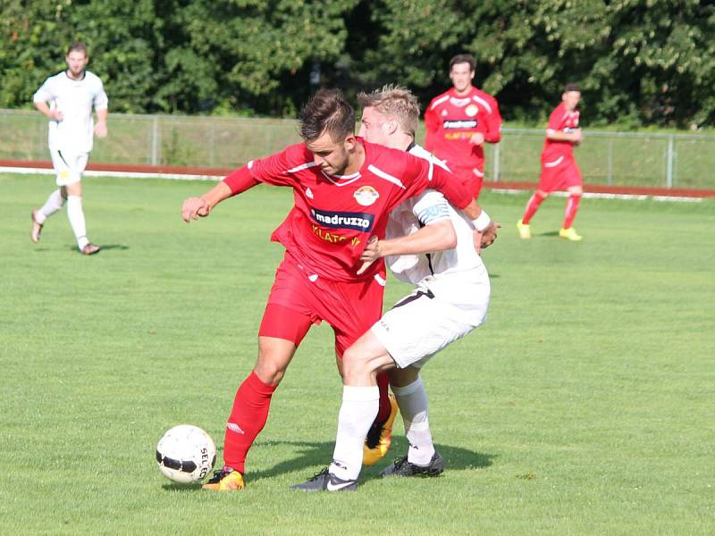 Předkolo MOL Cupu 2016/2017: Sušice (bílé dresy) - Klatovy 0:5