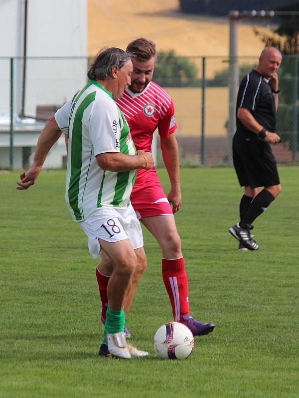 Fotbalisté TJ Sokol Měčín (na archivním snímku) porazili v pátém kole okresní III. třídy soupeře ze Železné Rudy vysoko 8:4.