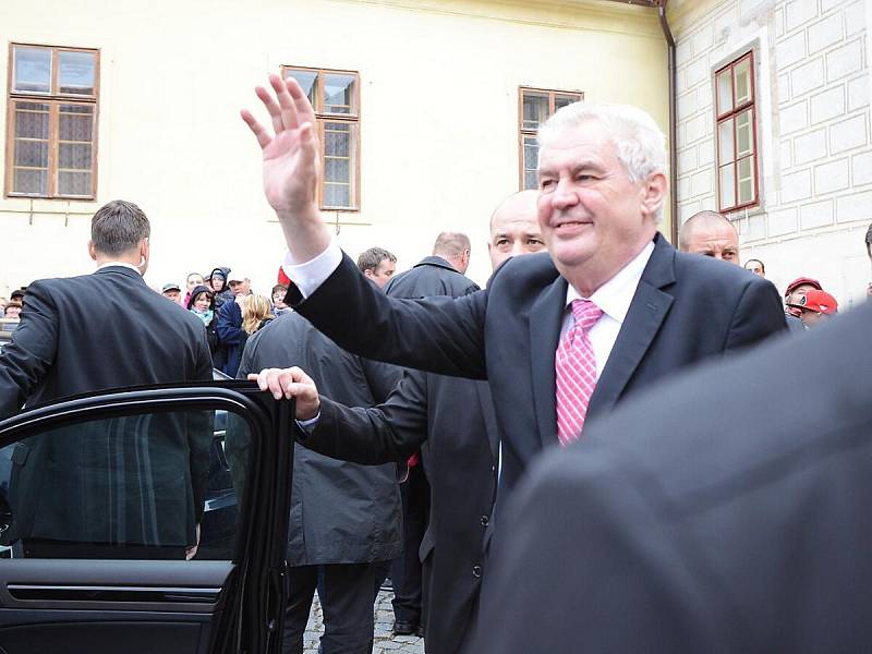 Prezident Miloš Zeman v Horažďovicích