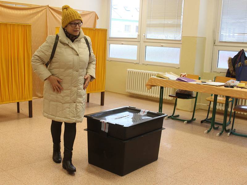 Druhé kolo prezidentských voleb v Klatovech.