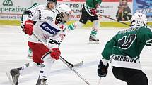 Krajská liga juniorů 2016/2017: HC Klatovy B (bílé dresy) - HC Slavoj Český Krumlov 4:5sn