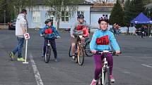 Soutěž mladých cyklistů v Klatovech 2016.