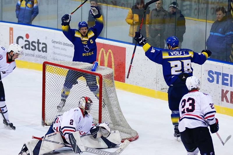 19. kolo: IHC Králové Písek (modří) - SHC Klatovy 8:3.