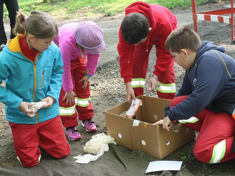 Okresní kolo soutěže mladých záchranářů v Klatovech