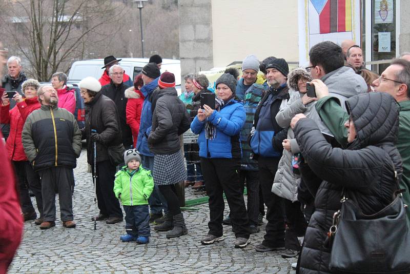 Setkání po 30 letech od otevření hranic v Bavorské Rudě.