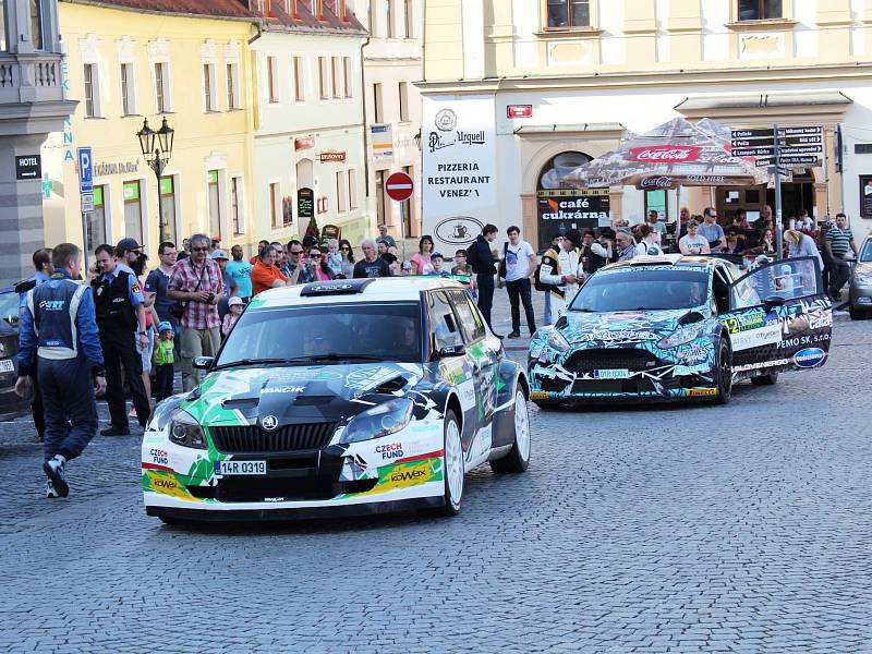 Start 53. Rallye Šumava Klatovy