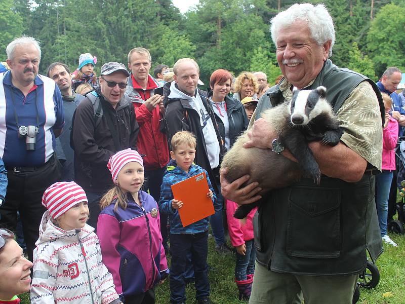 Den Národního parku Šumava u informačního centra Rokyta.