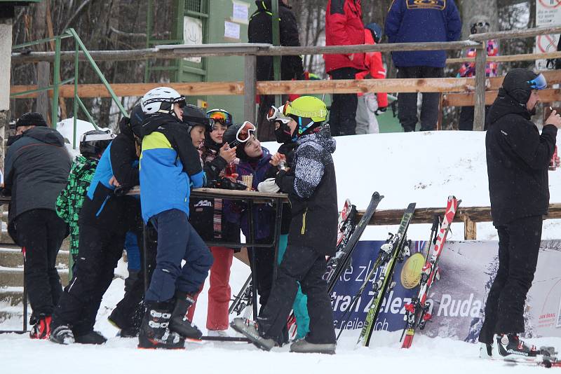 Lyžovačka na Alpalouce na Železnorudsku.