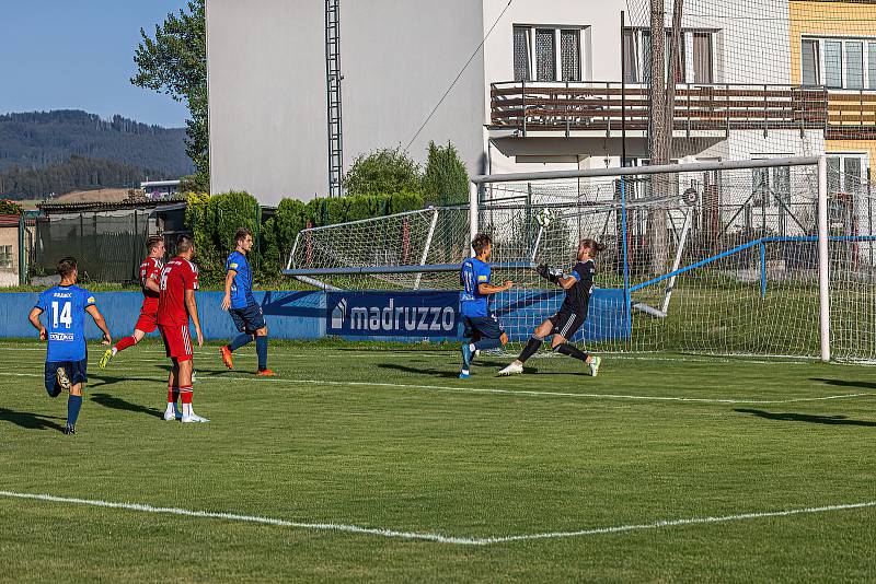 Letní příprava: SK Klatovy 1898 - TJ Jiskra Domažlice (modří) 0:5.