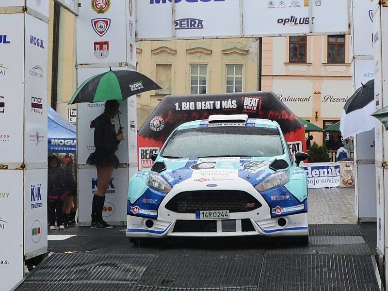 Cíl Rallye Šumava Klatovy