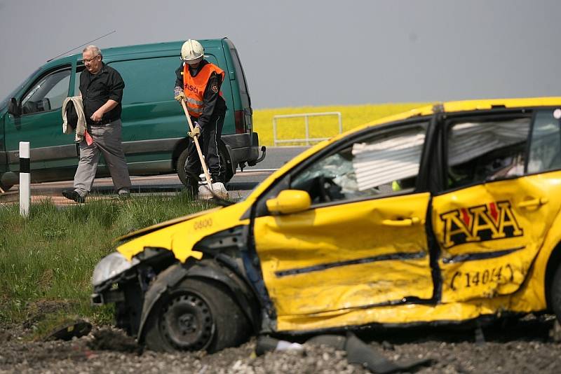 Při dopravní nehodě u Jestřabí Lhoty došlo ke zranění. 30.4. 2009