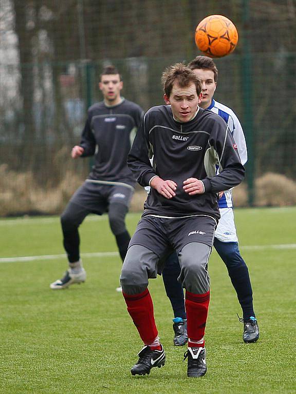 Z utkání zimního kolínského turnaje Polepy - Čáslav B (3:1).