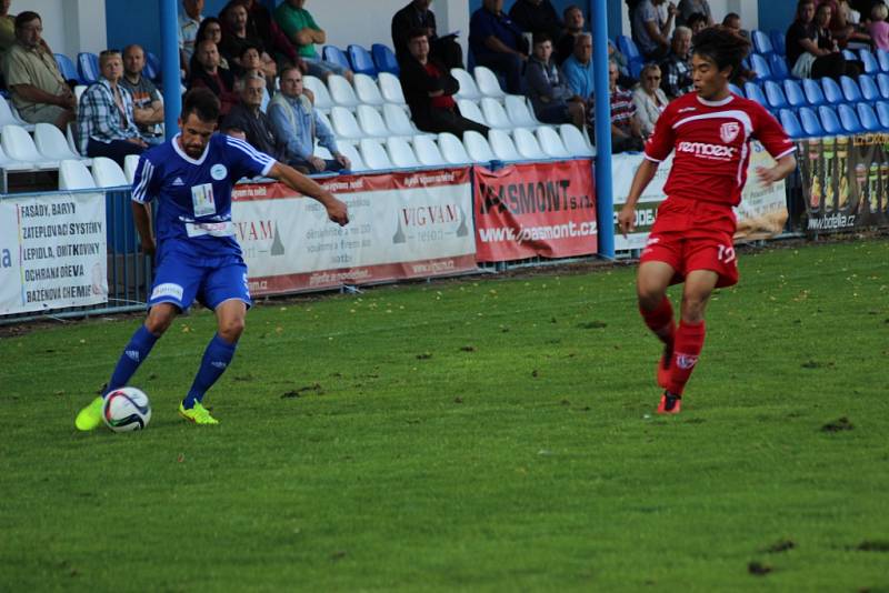 Z utkání Kolín - Pardubice B (1:1, PK 3:2).