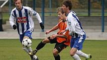 Z utkání staršího dorostu FK Kolín - Čáslav (0:0).