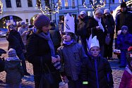 Závěr Tříkrálové sbírky se uskutečnil první lednovou neděli na kolínském Karlově náměstí.