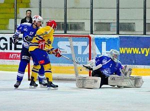 Z utkání play off II.ligy, Kolín - Jindřichův Hradec 5:2 