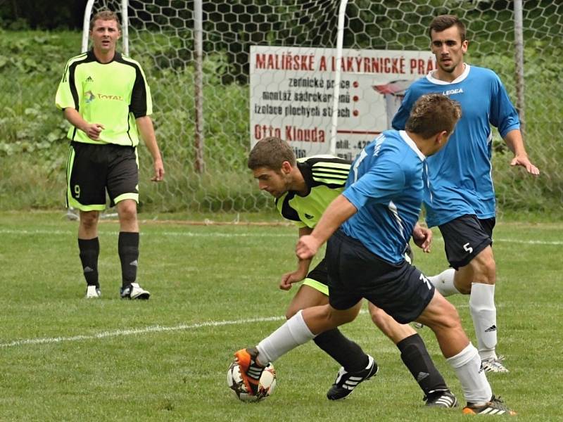 Z utkání Kouřim - Krakovany (5:2).