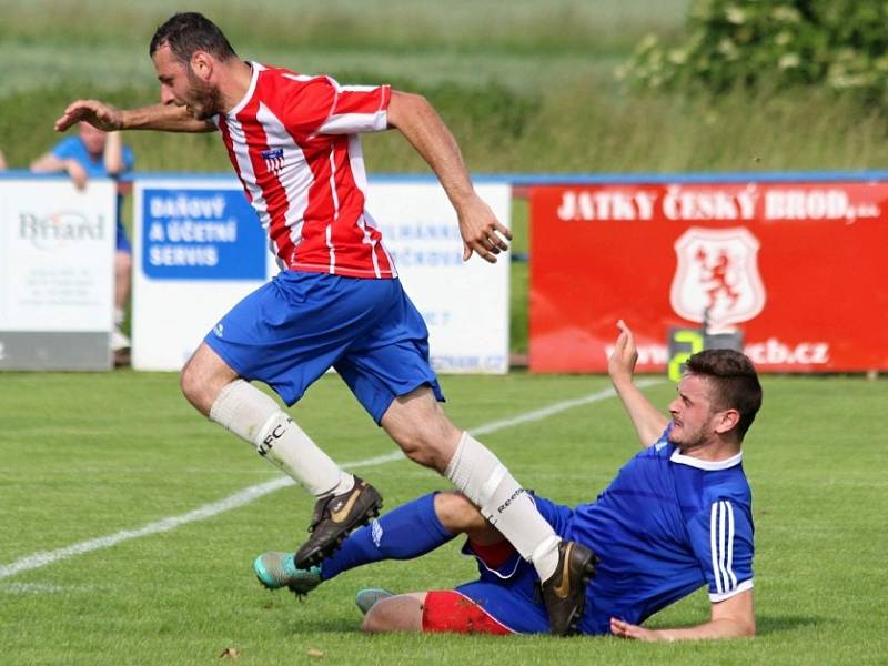 Z utkání Liblice - Tuchoraz (2:1).