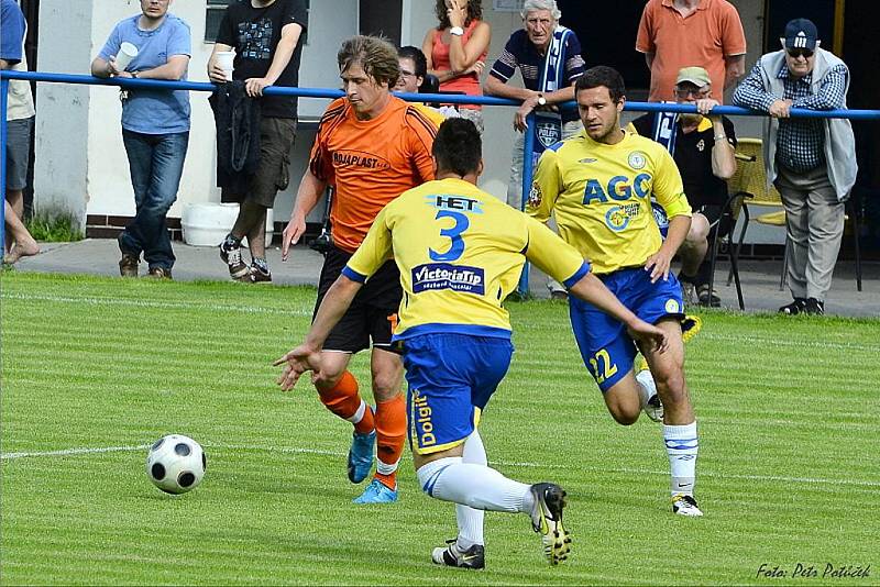 Z utkání Polepy - Teplice B (4:1).