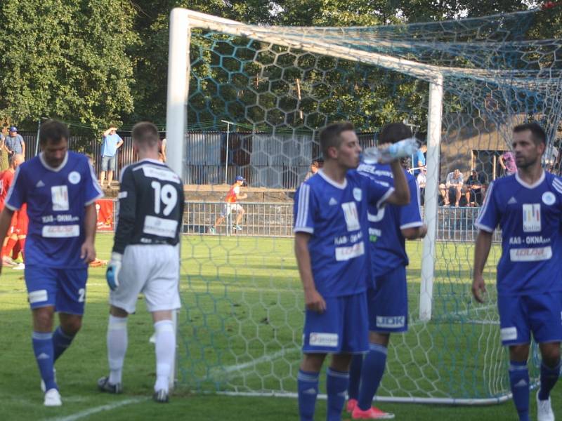 Z utkání FK Kolín - Mšeno/Jablonec nad Nisou (1:4).