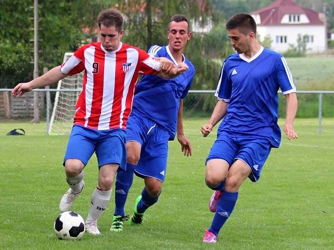 Z utkání Liblice - Tuchoraz (2:1).