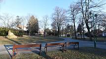 Komenského park v Kolíně