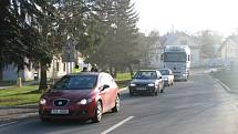 Zakončení bezpečnostních úprav na silnicích v Cerhenicích