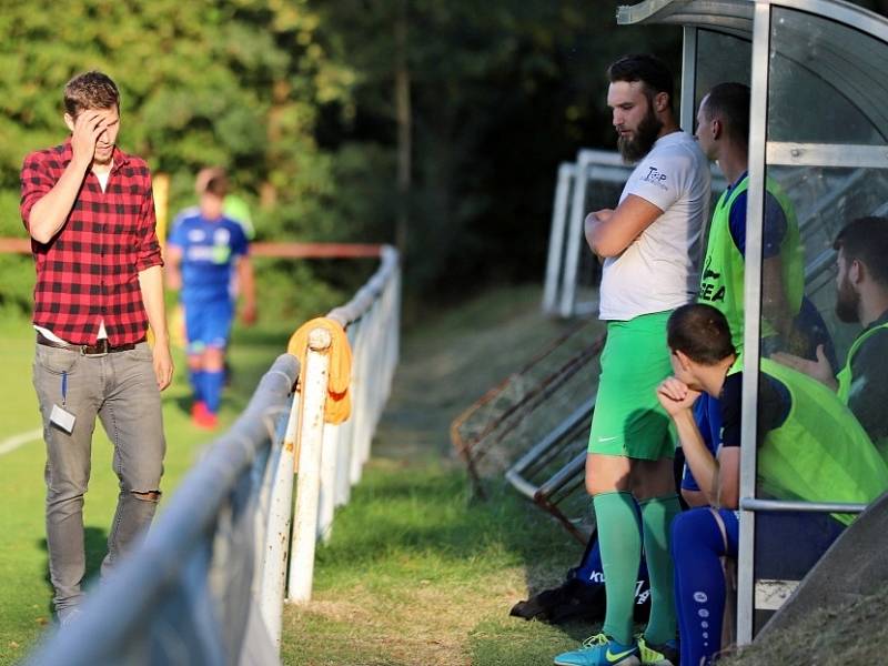 Z utkání Český Brod B - Poděbrady (1:0).