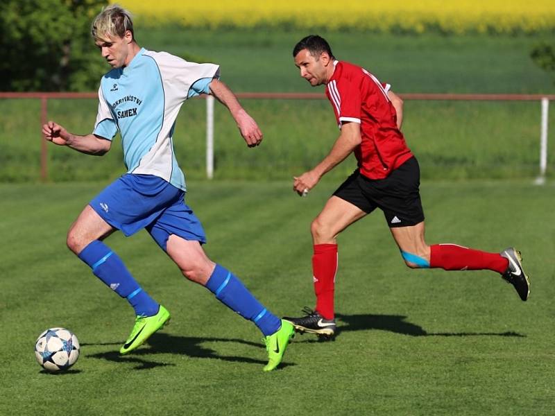 Z utkání I. B třídy Liblice - Tuchoraz (3:1).