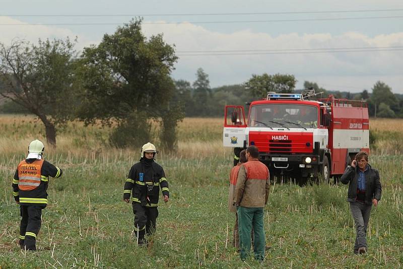 Únik plynu z vysokotlakého potrubí u Starého Kolína, 4. září 2009