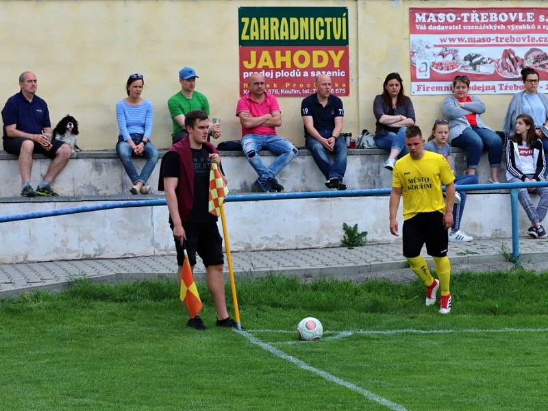 Z utkání Kouřim - Tuklaty (4:0).