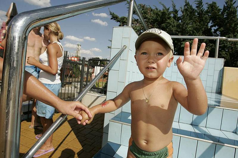 Plovárna Vodního světa Kolín, středa 14. července 2010