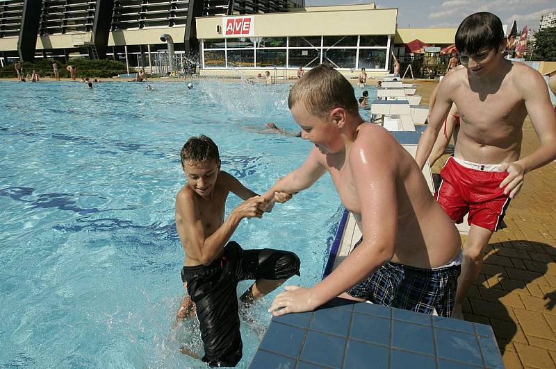 Plovárna Vodního světa Kolín, středa 14. července 2010