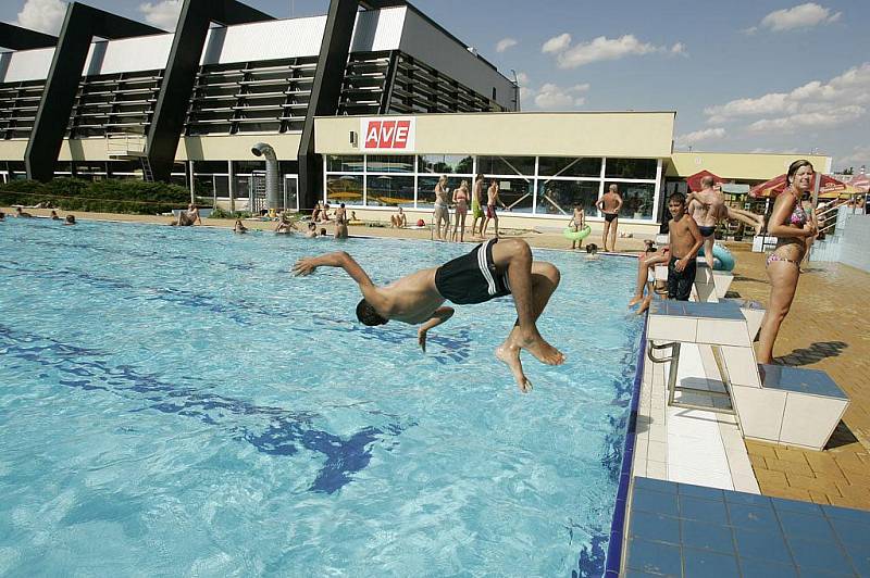 Plovárna Vodního světa Kolín, středa 14. července 2010