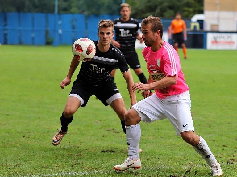 Z utkání Český Brod B - Pěčice (1:0).