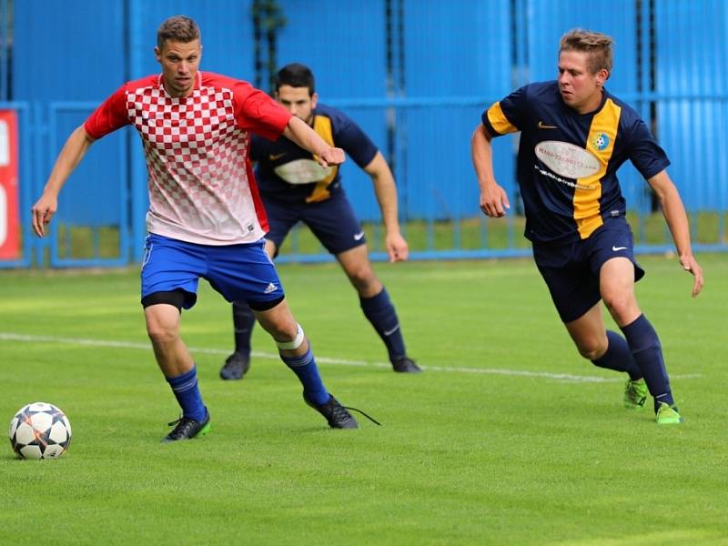 Z utkání I. A třídy Český Brod B - Divišov (2:3).