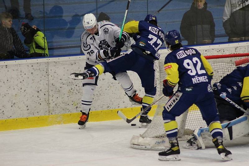 Z hokejového utkání Chance ligy: Kolín - Přerov