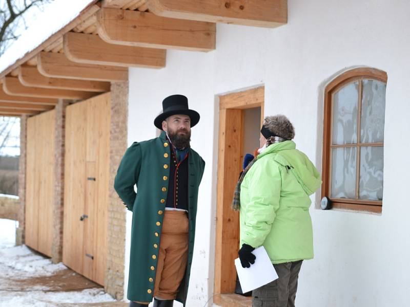 Tříkrálová koleda v kouřimském skanzenu.