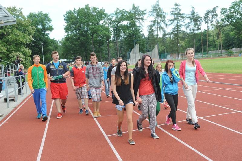 Kolínské sportovní hry začaly na atletickém stadionu